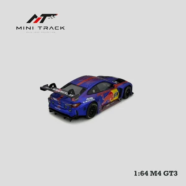Mini Track 1:64 M4 2nd Generation G82 GT3 Red Bull Livery Carriage #4