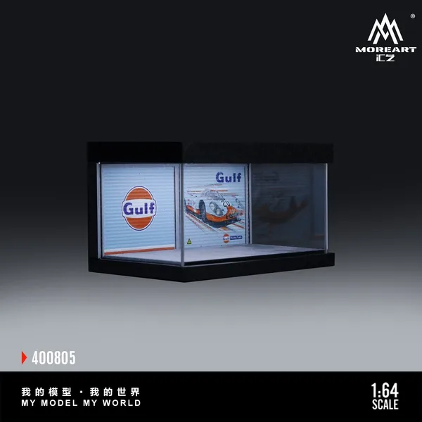 MoreArt 1:64 Magnetic Attachment Lighted Integrated Display Gulf Coating Display Box