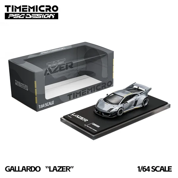 TimeMicro × PSC DESIGN   1:64  Gallardo "Lazer" Fighter Jet Gray