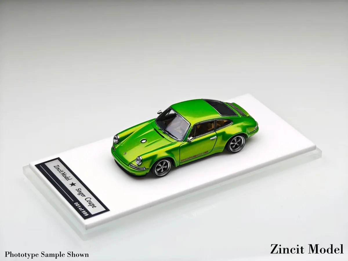 Zincit Model 1:64 Singer Coupe  Foshan Exhibition Apple Green