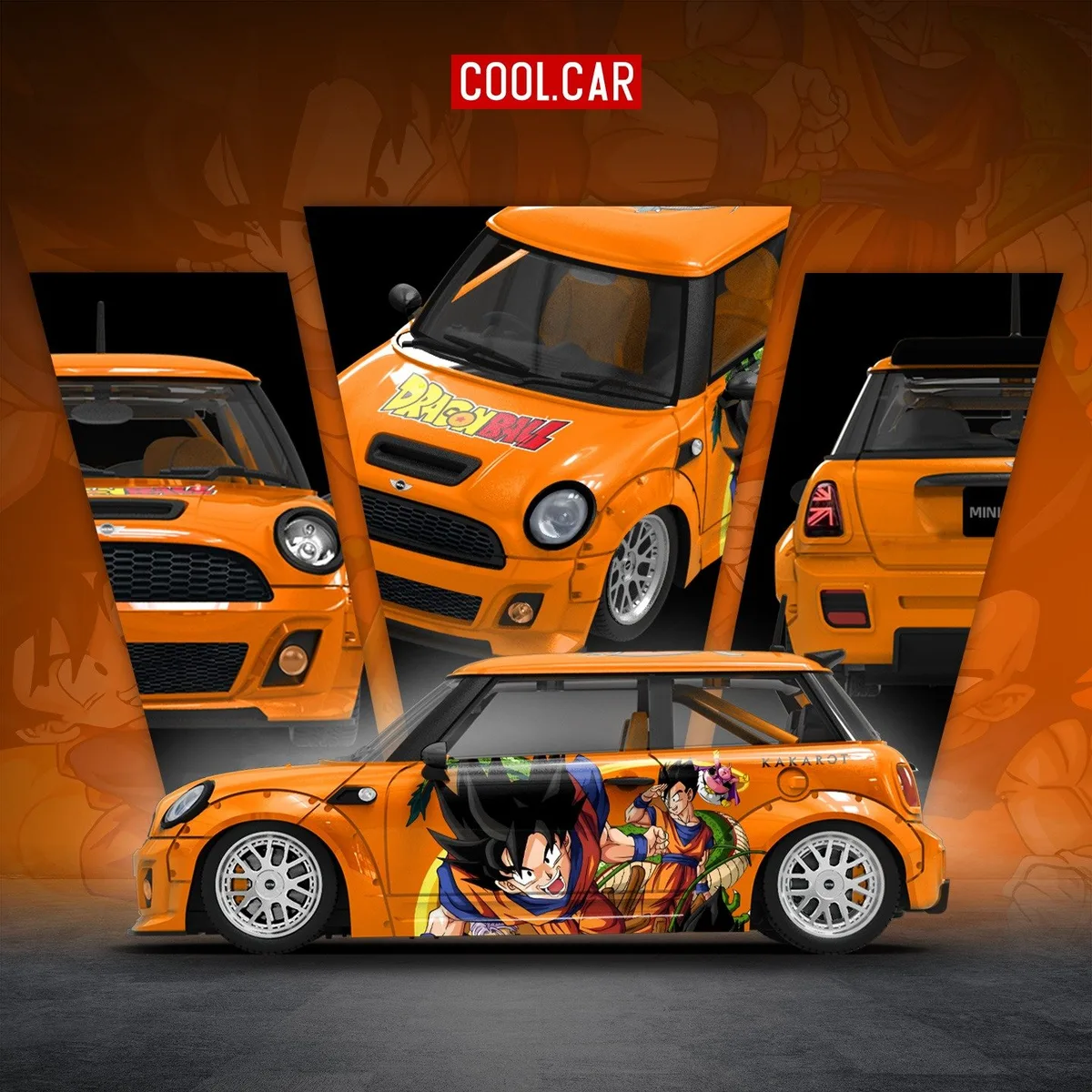 CC 1:64 MINI COOPER Dragon Ball Coating Simulation