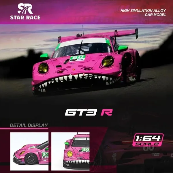 Star Race 1:64 Porsche 911 GT3 R Rex Pink