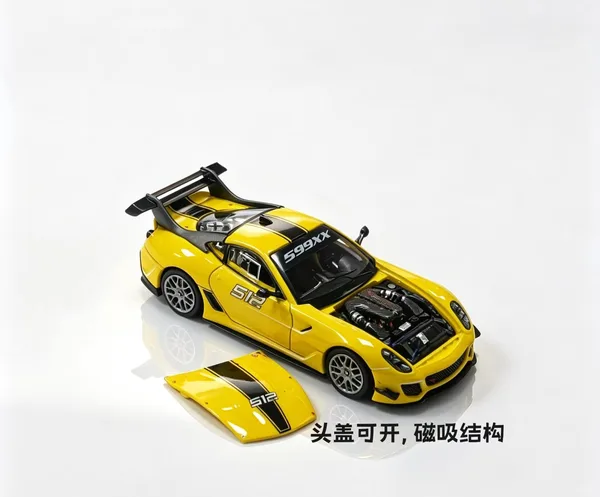 Rhino Model 1:64 Ferrari 599XX EVO Yellow