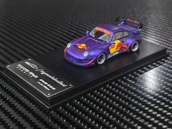 MC 1:64 RWB993 High Wing  Matte Purple Red Bull Livery