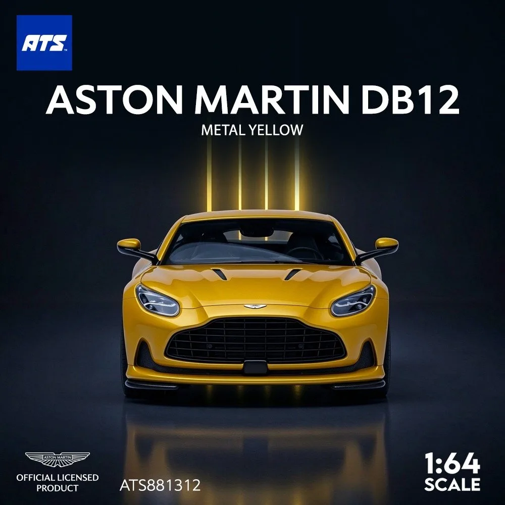 ATS 1:64 Aston Martin DB12 Metal Yellow