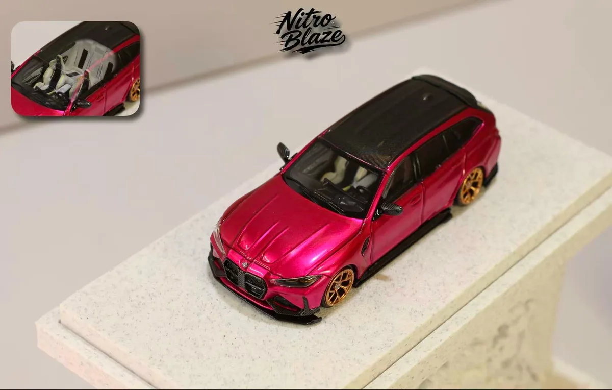 Nitro Blaze 1:64 G81 M3 Touring ADRO Modification Metallic Rose Red