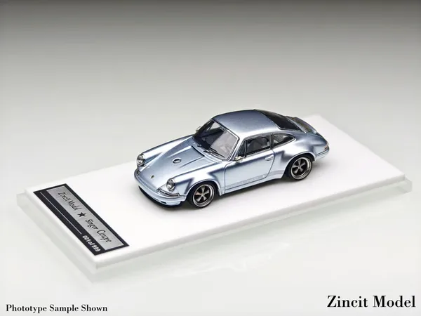 Zincit Model 1:64 Singer Coupe  Foshan Exhibition Glacier Sapphire Blue
