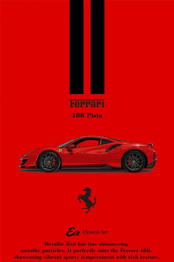 Ferrari 488 Pista Rosso Corsa