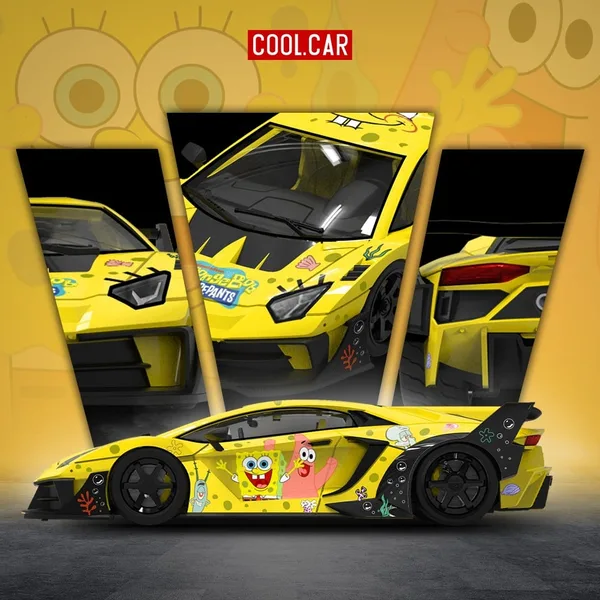 CC 1:64 Lamborghini GTEVO SpongeBob