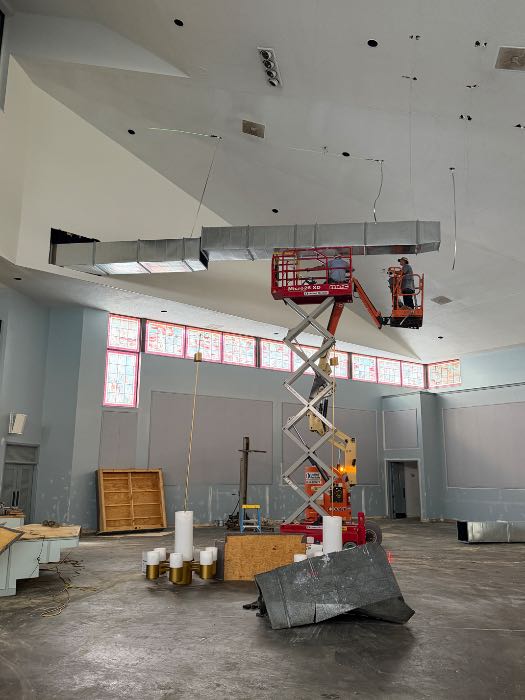 First Baptist Church Richland, Mississippi doing a complete remodel in the sanctuary got, photo 4