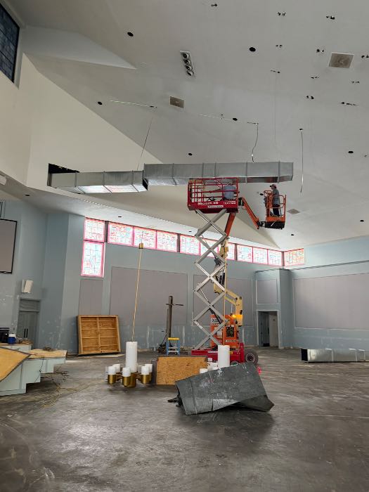 First Baptist Church Richland, Mississippi doing a complete remodel in the sanctuary got, photo 5
