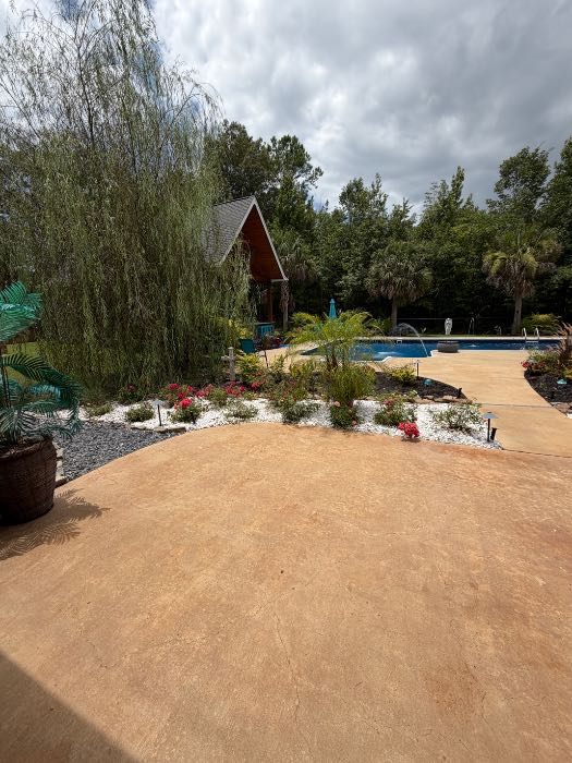 Custom landscaping install pool and build gazebo in Florence, MS, photo 4