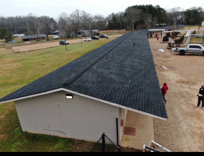 Remove old roof and install new HD Z roof system synthetic felt high-rise ridge vent in Crystal Springs, MS, photo 3
