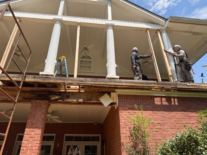 Rebuilding back patio structural beams incorrectly in Pearl, MS, photo 2