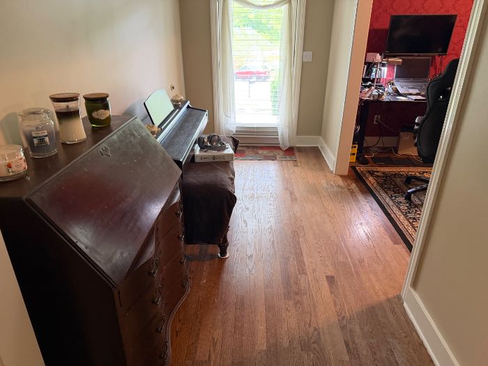 Inspected removing all old floor covering installing a new engineered flooring in Madison, MS, photo 2