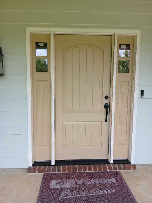 Replaced front door with a new one in Magee, MS