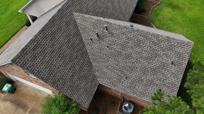 Installed complete GAF roof replacement HDZ arch shingles system in Raymond, MS, photo 2