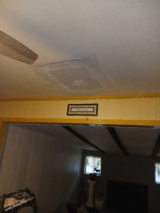 Repair water leak in the ceiling in Jackson, MS