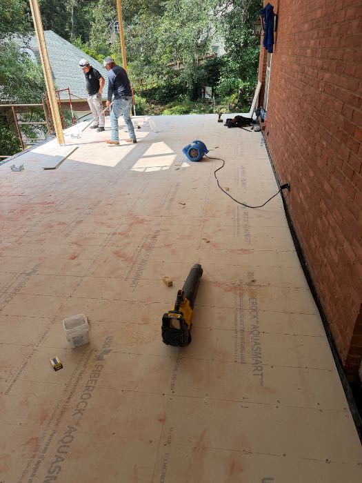 Waterproofing top floor to lay brick pavers in Pearl, MS, photo 4