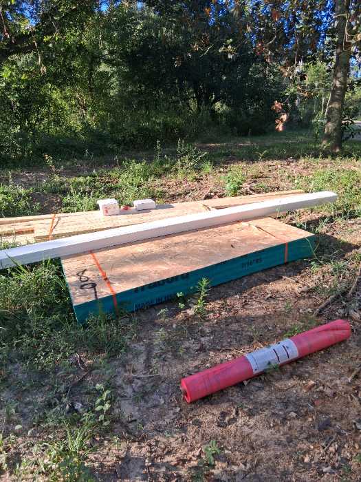 Framing substructure for a roof installation in Terry, MS