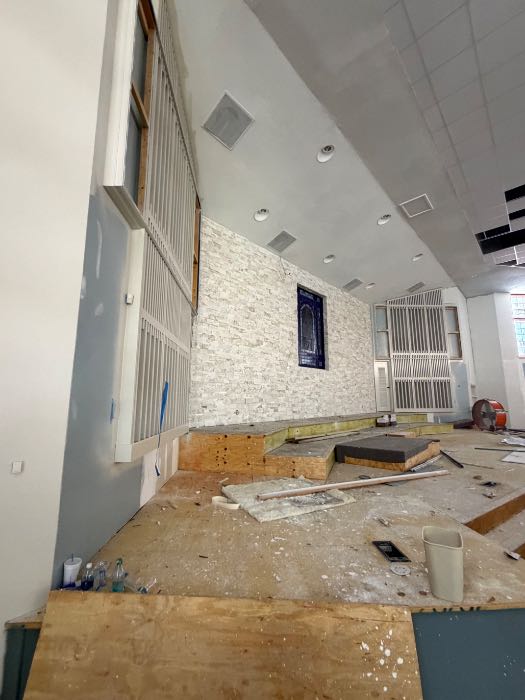 Painted vent covers, covered up electrical boxes on the stage, removed speakers in Richland, MS, photo 6