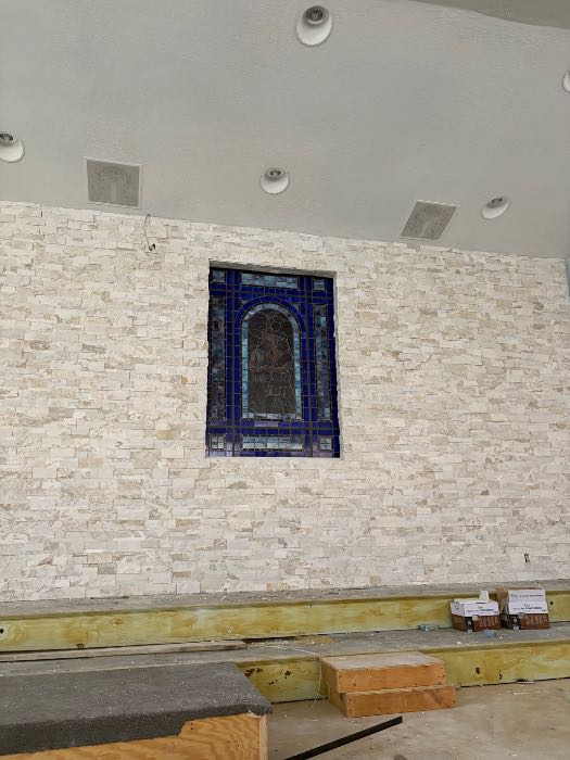 Painted vent covers, covered up electrical boxes on the stage, removed speakers in Richland, MS, photo 9