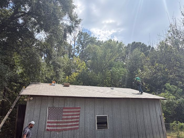 Replaced roof system on shed in Pearl, MS, photo 2