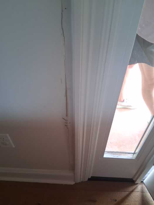 Adjusted door after installation touched up paint skim sheetrock in Gluckstadt, MS, photo 3
