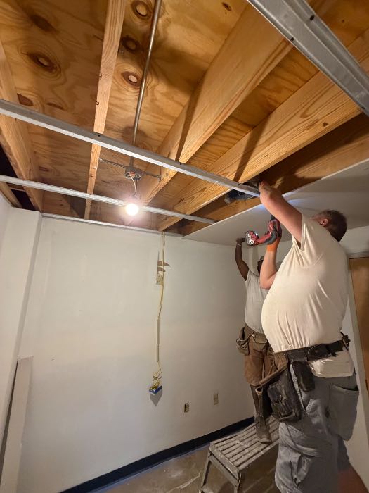Installing new drywall in ceiling in Richland, MS, photo 4