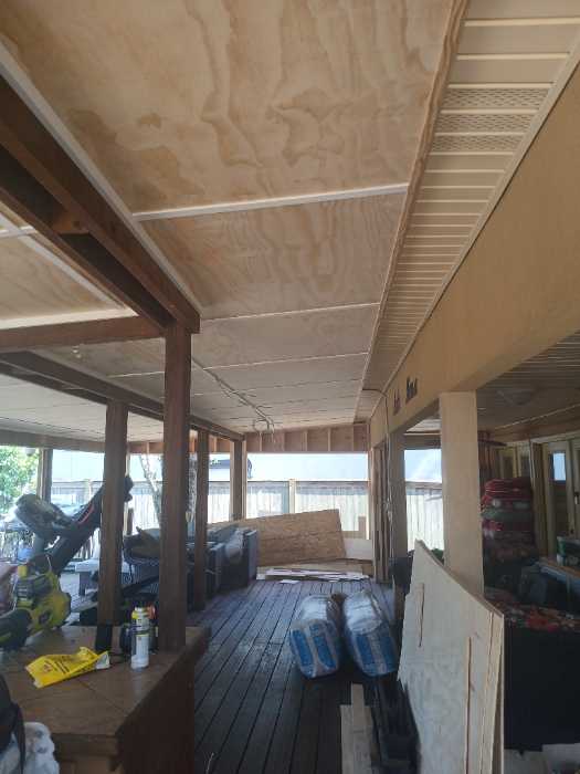 Put up lattice on the ceiling in Canton, MS, photo 2
