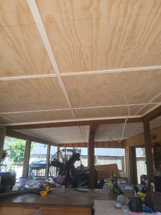 Put up lattice on the ceiling in Canton, MS, photo 3