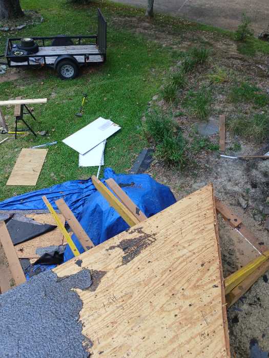 Replacing sagging corner in Clinton, MS