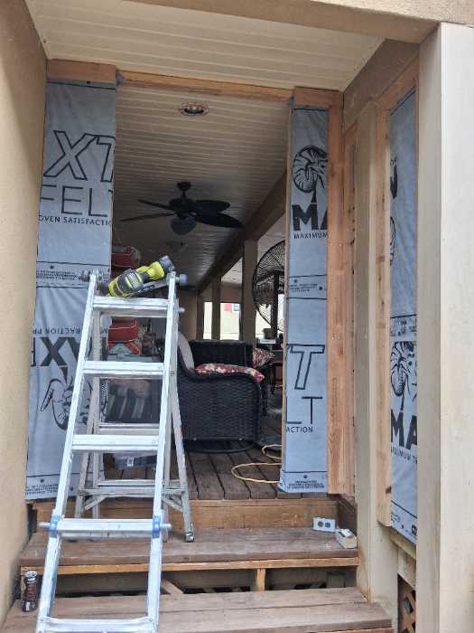 Installing Cypress siding in Canton, MS, photo 2