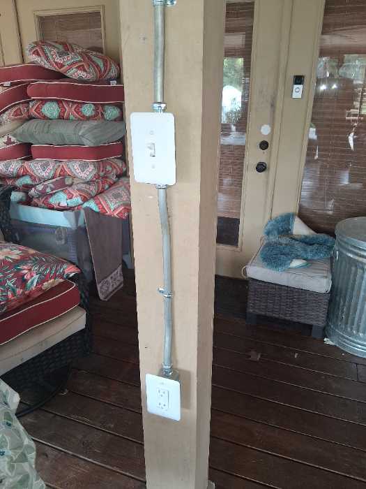Trimming out electrical with ceiling fans light switches and plugs in Canton, MS, photo 2
