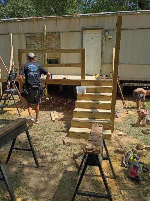 Build a porch with a wheelchair ramp in Florence, MS, photo 2