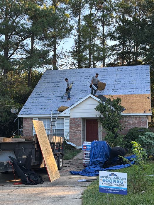 Complete Roof replacement GAF certified installation in Richland, MS