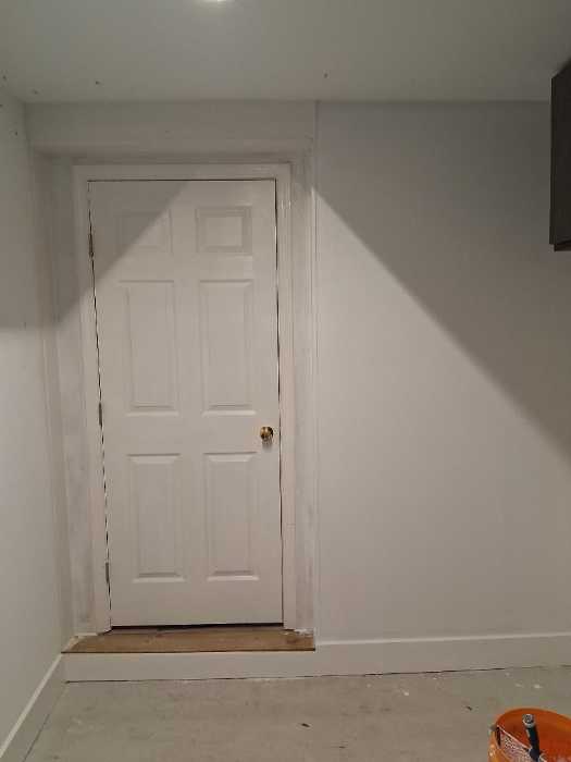 Installing door framing trim sheetrock paint in Florence, MS