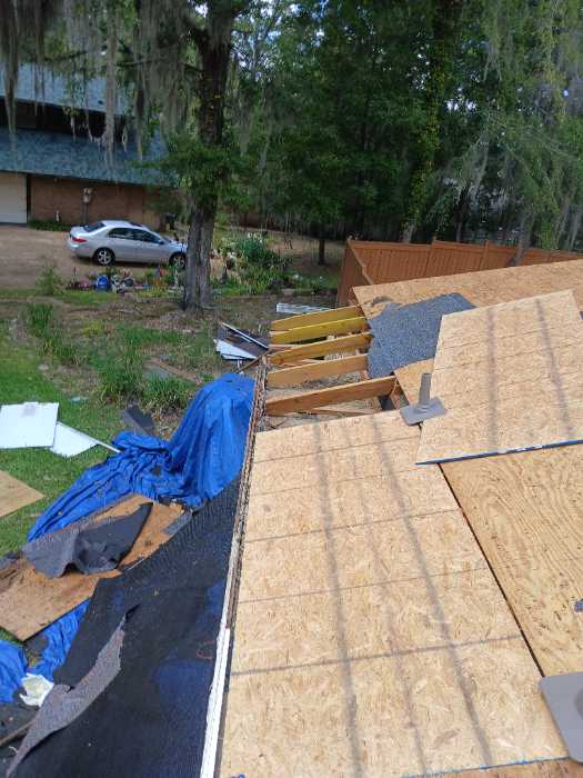 Replacing decking on a house in Madison, MS