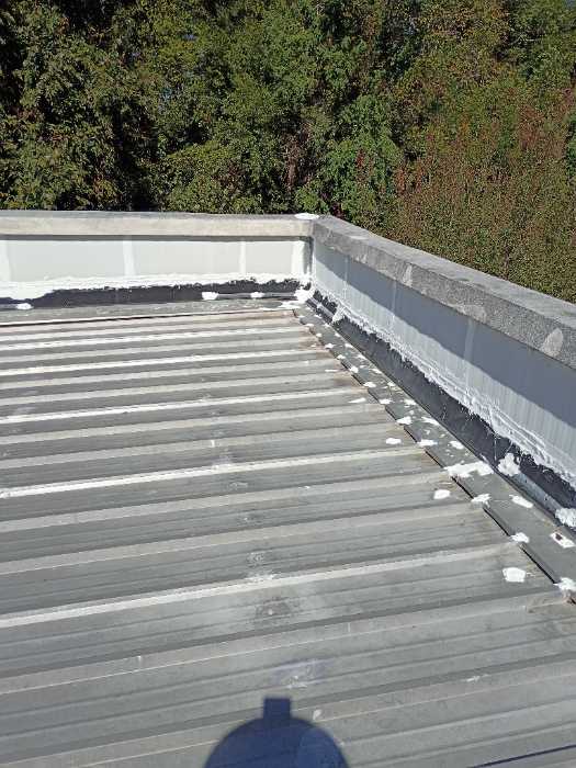 Masking the seams on this roof in Madison, MS
