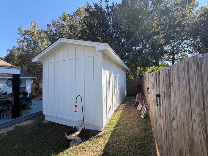 Designed and constructed a 10x20 shed for storage in Brandon, MS, photo 2