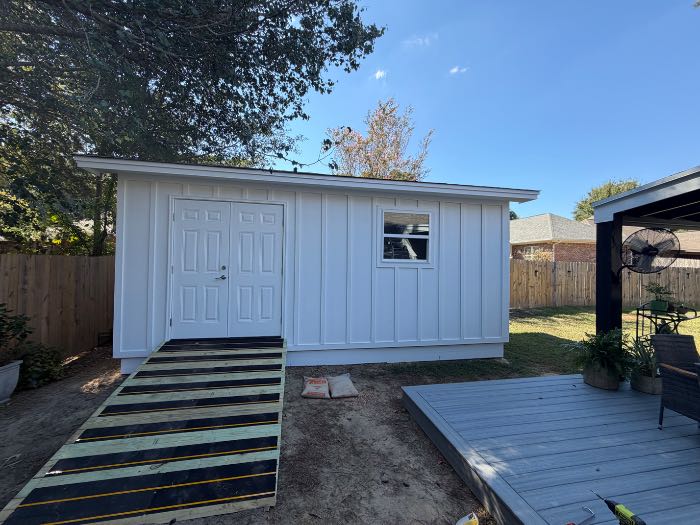Designed and constructed a 10x20 shed for storage in Brandon, MS, photo 3
