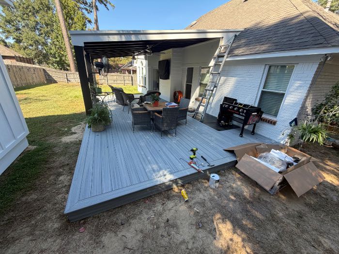 Installed new Tex system deck in Brandon, MS