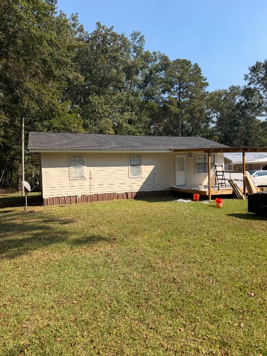 First coat of paint on exterior in Brandon, MS
