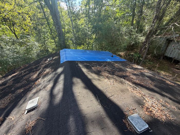Inspected roof for storm damages in Terry, MS