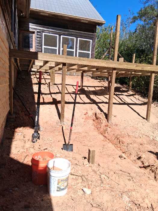 Don't work on your deck for underlayment install in Raymond, MS