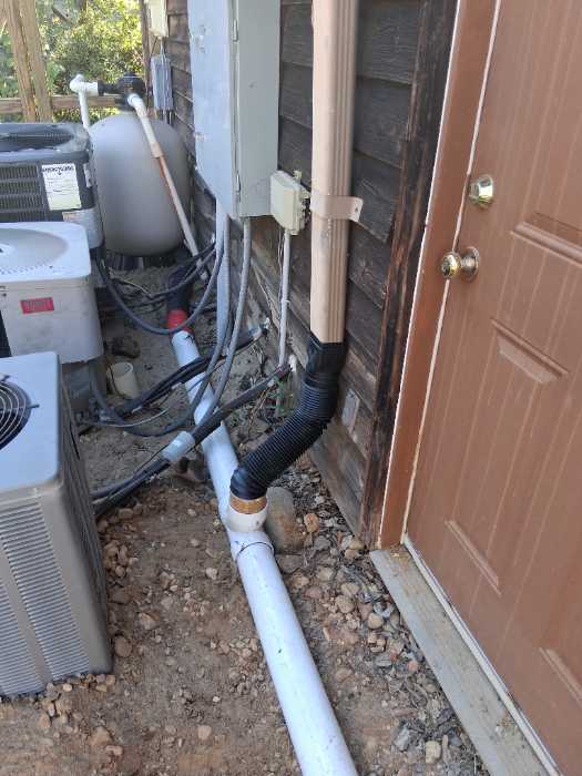 Gutter drain extension in Raymond, MS