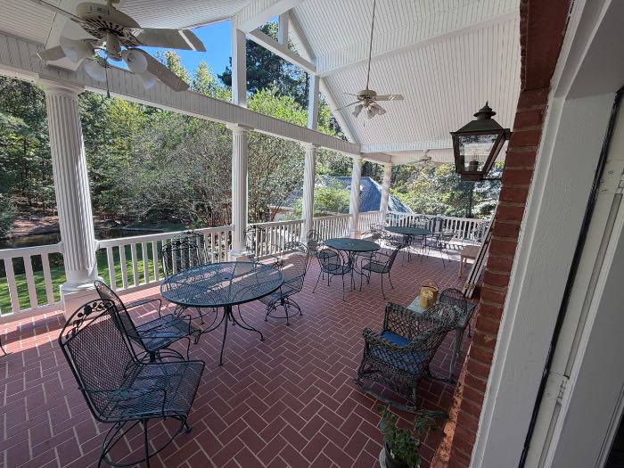 Moved patio furniture back onto the back patio and setup in Pearl, MS, photo 2
