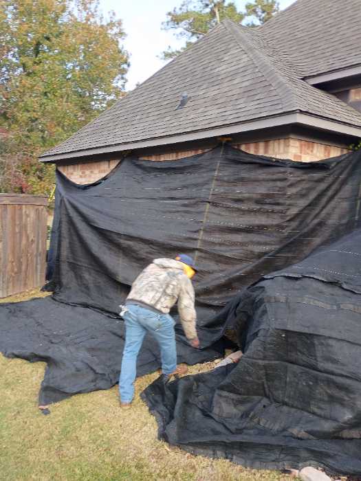 Setting up catch y'all to put a new roof in Brandon, MS, photo 3