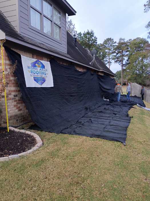Setting up catch y'all to put a new roof in Brandon, MS, photo 5