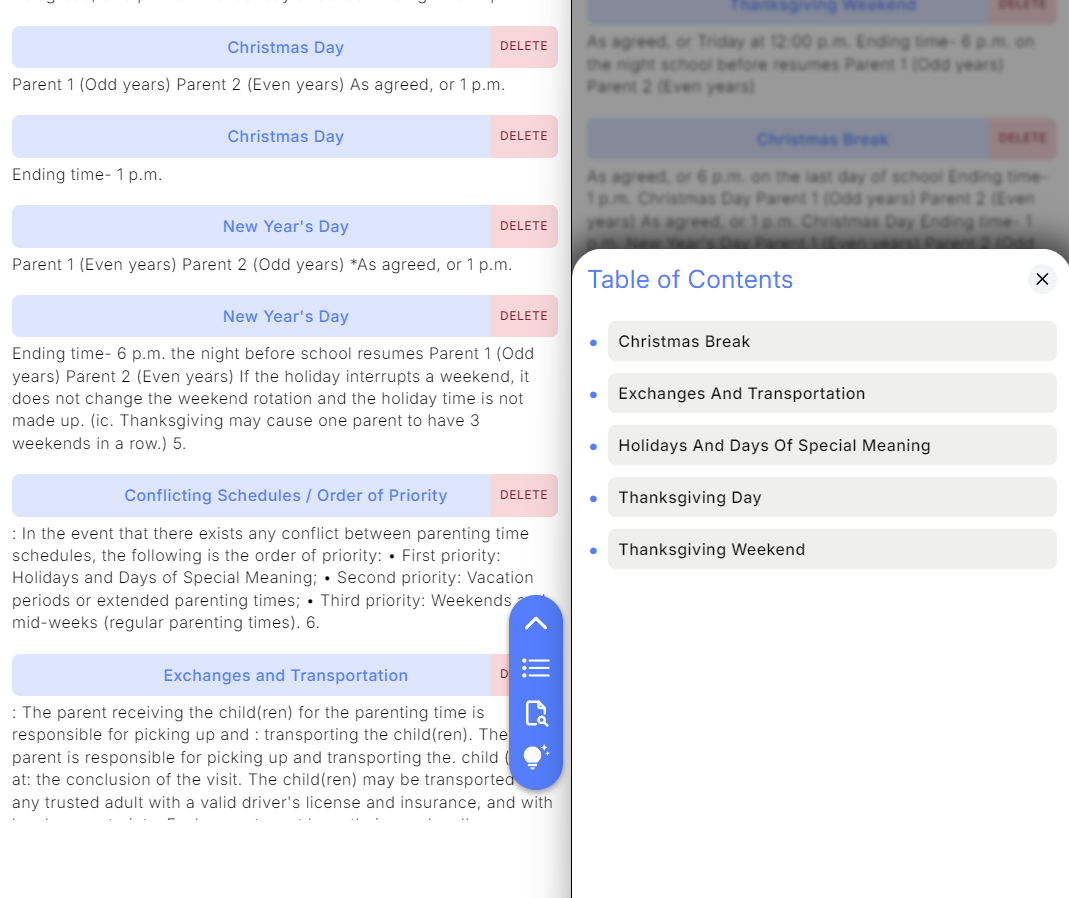 Table of Contents